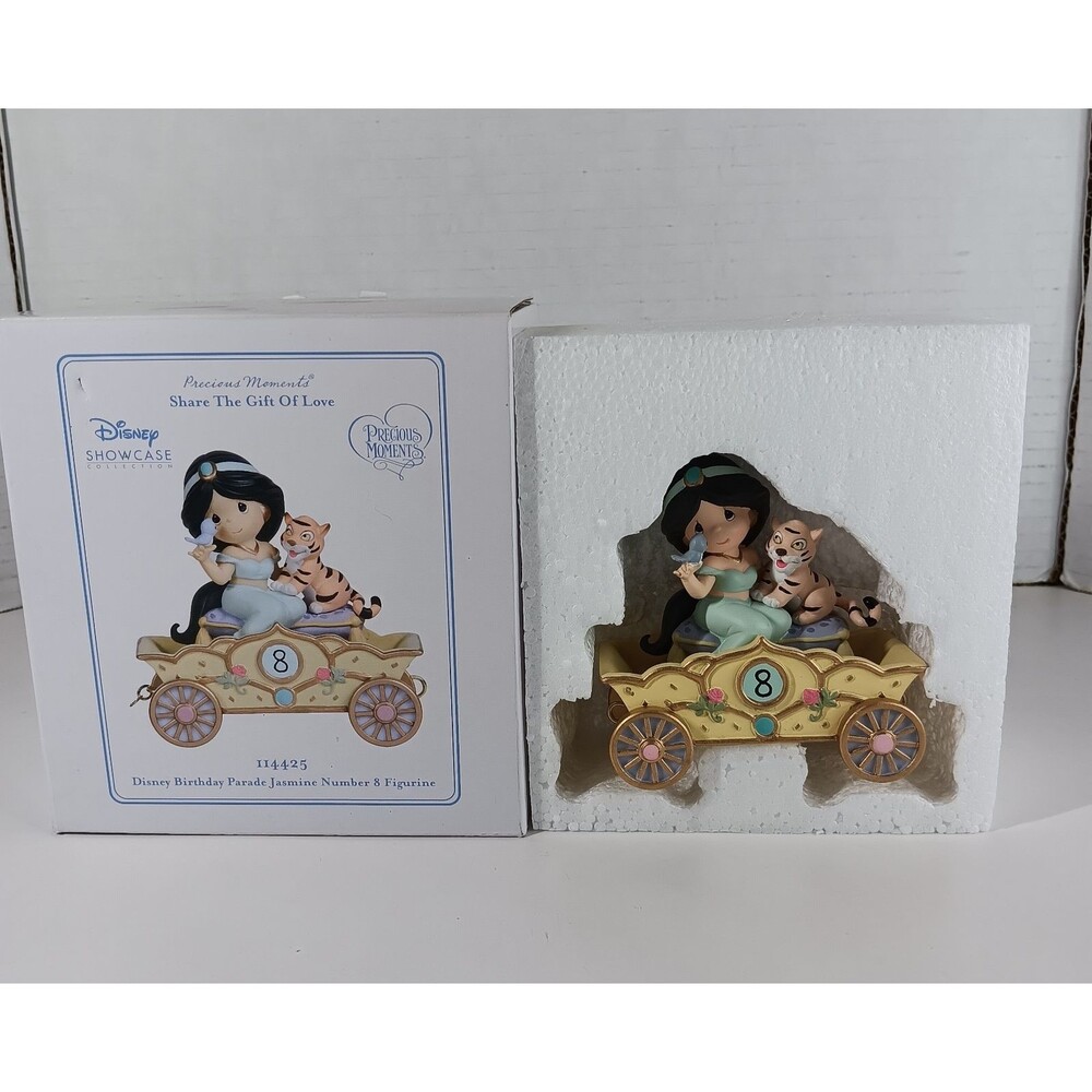 Precious Moments Disney Birthday Parade Jasmine Figurine Figure 2011 114425 NIB